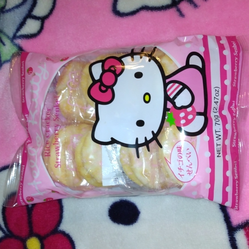 Hello Kitty Strawberry Rice cracker